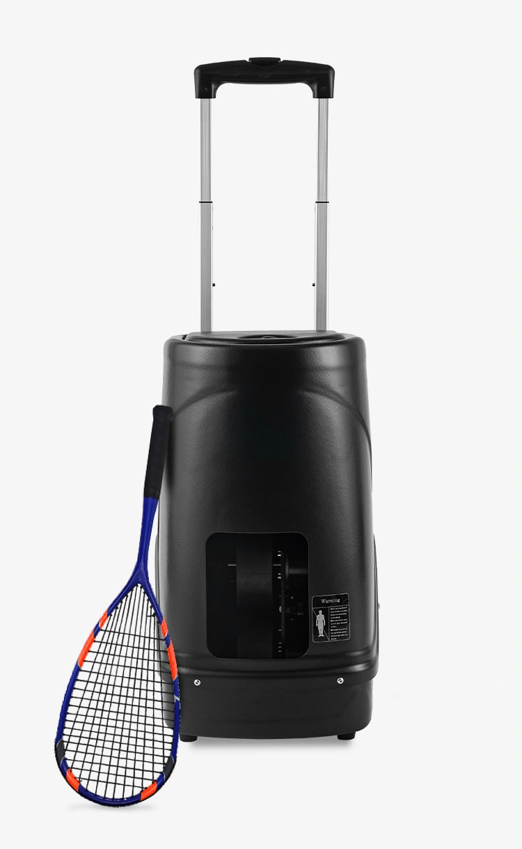 VEKEDA S336A squash ball machine comparison 80 ball capacity with remote control